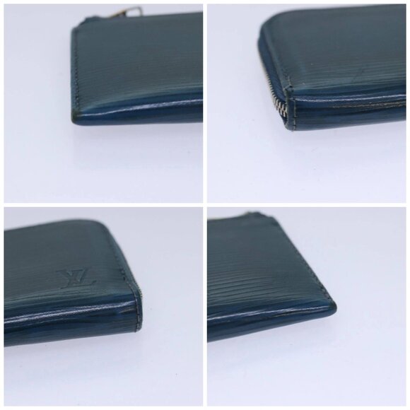 LOUIS VUITTON Epi Porte Monnaie NM Coin Purse Blue - Picture 14 of 14
